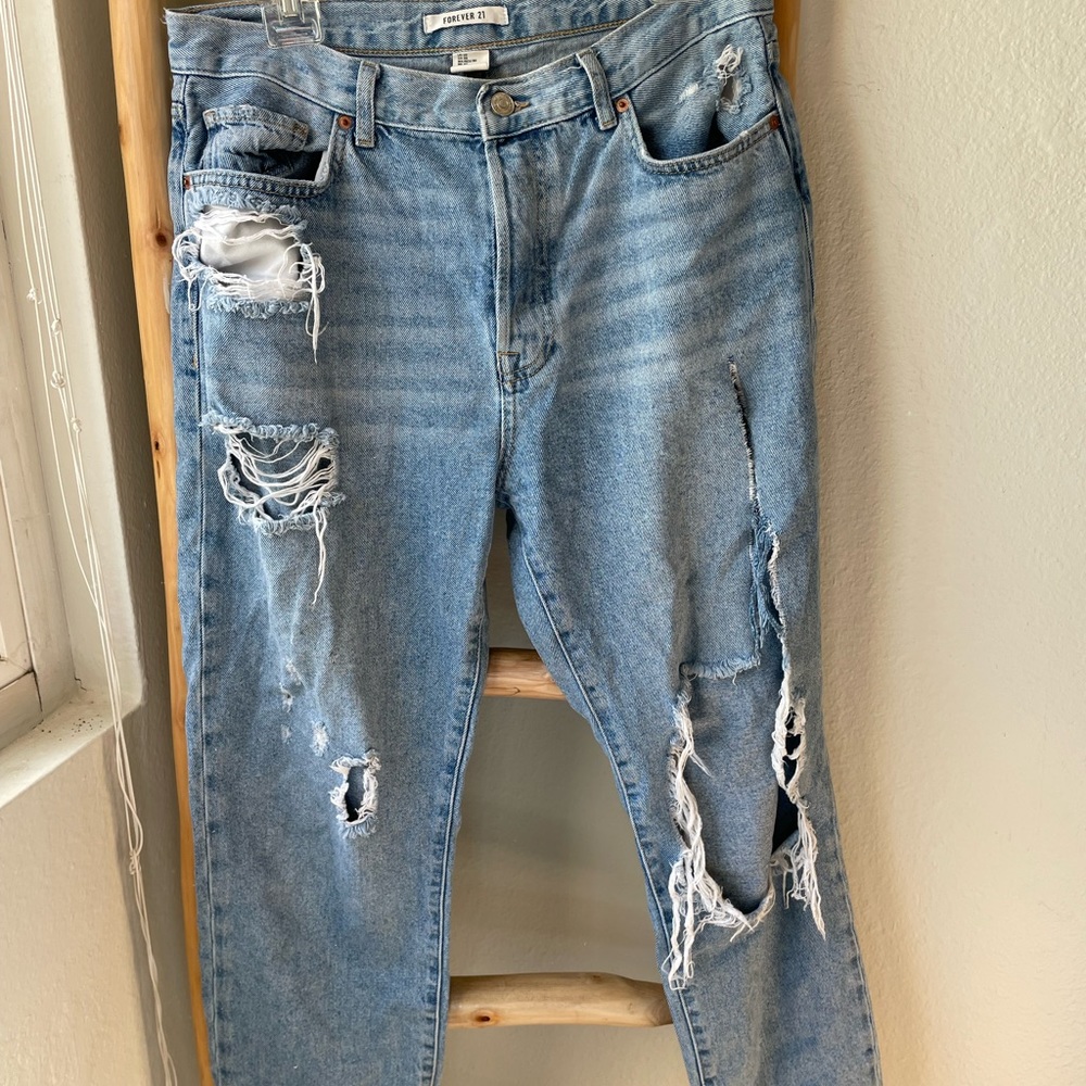 Ripped Forever21 jeans